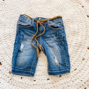 Denim shorts